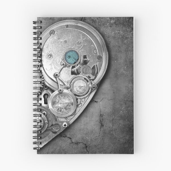 Item preview, new steampunk heart designed and sold by Melli M Designs.