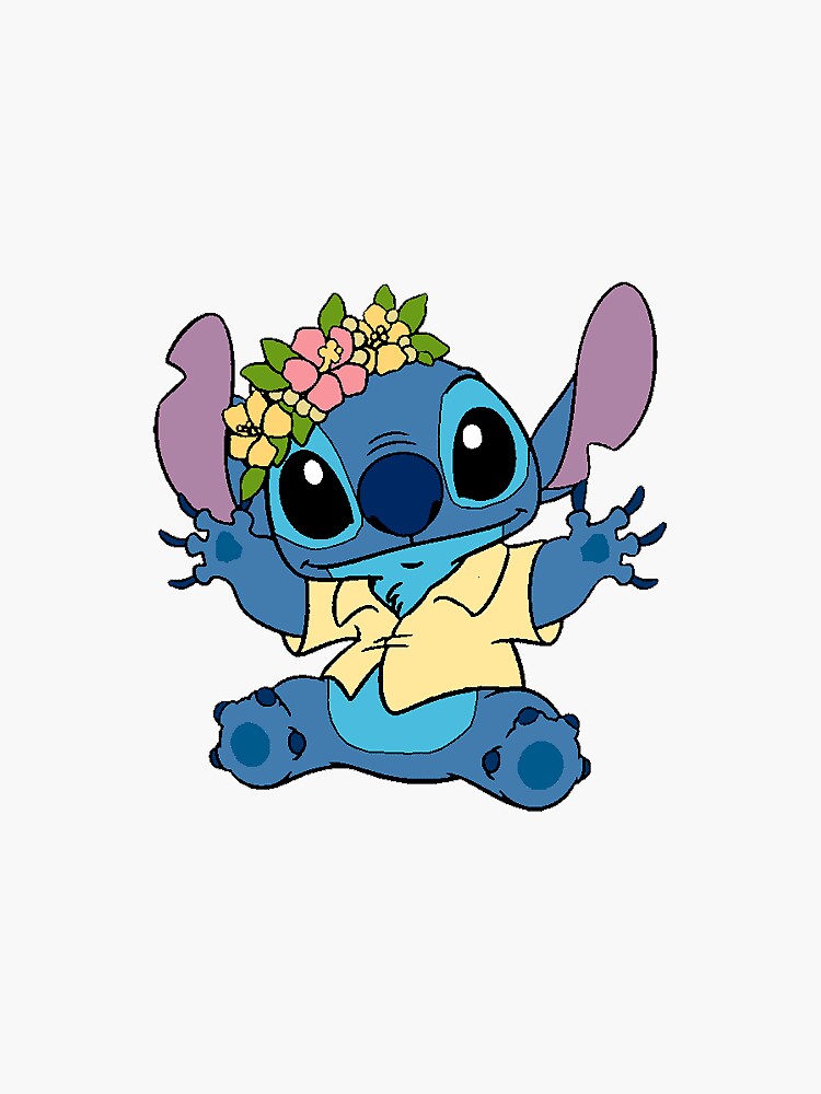 Lilo and stitch Sticker for Sale by MelissaroseB