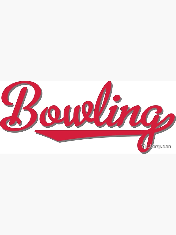 Thumbnail 3 of 3, Poster, bowling designed and sold by Vectorqueen.