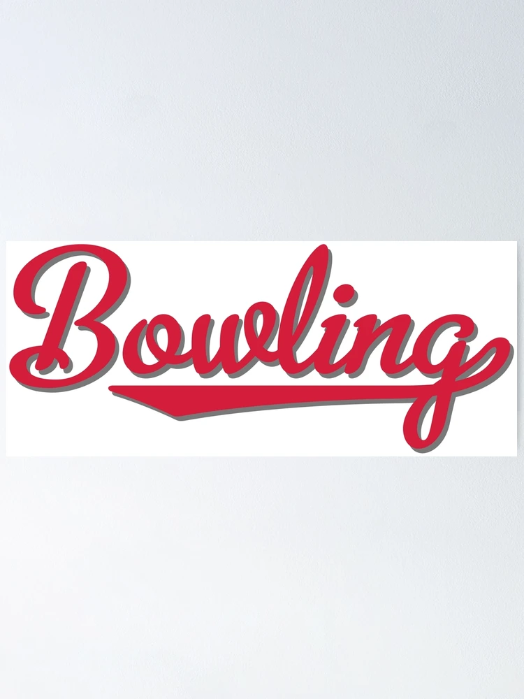 Thumbnail 1 of 3, Poster, bowling designed and sold by Vectorqueen.