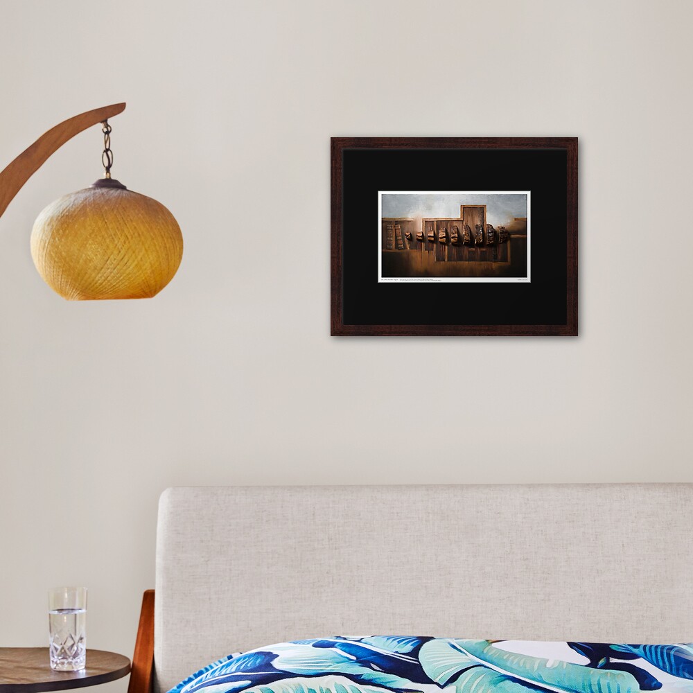 Item preview, Framed Art Print designed and sold by idorucreactive.