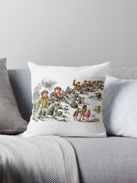 Item preview, Eustace Scrubb, Jill Pole, and Puddleglum and the Giants - The Silver Chair - Sticker designed and sold by aclmohle.