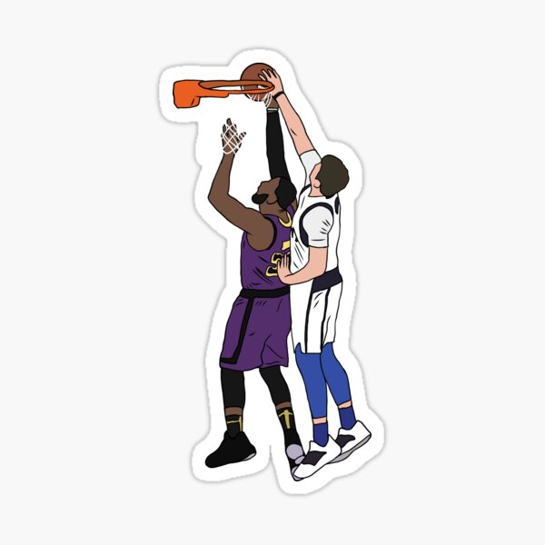 Luka Doncic cartoon Sticker for Sale by Noor Drissi