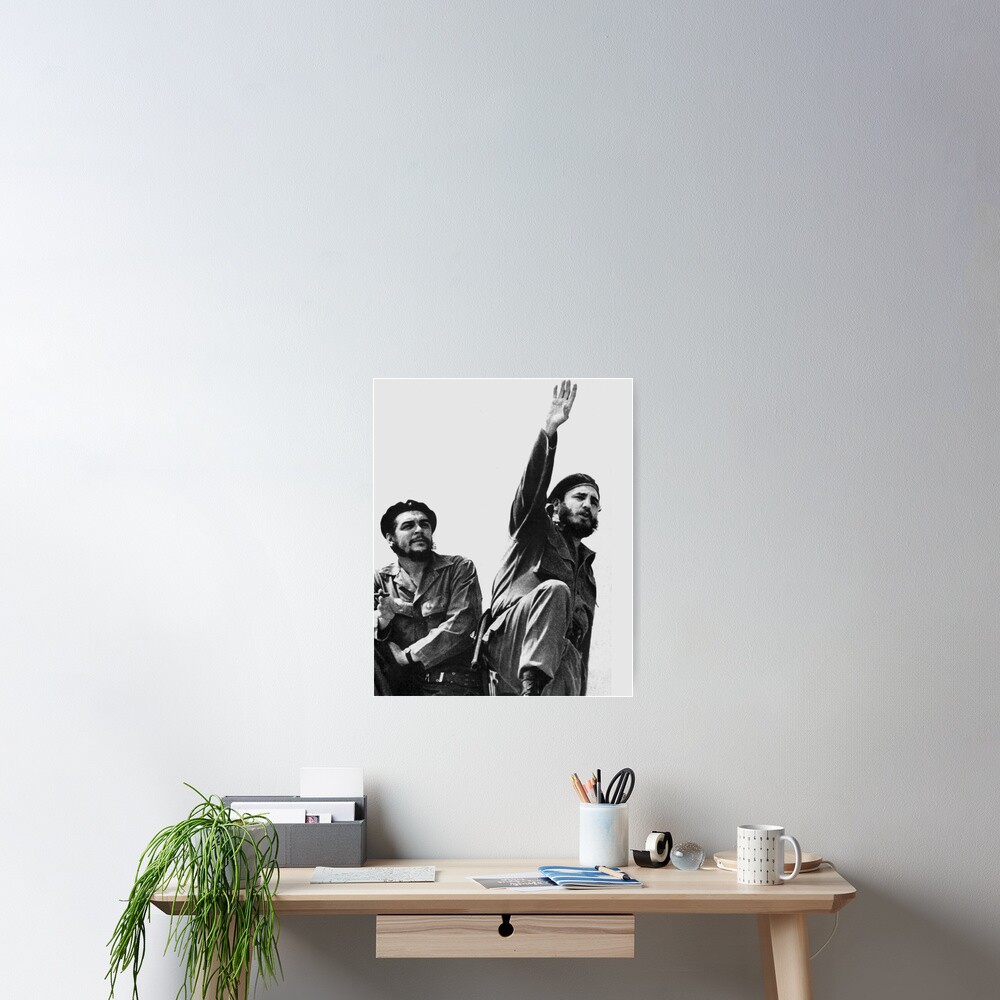 CHE GUEVARA AND FIDEL CASTRO ART PHOTO POSTER GIFT