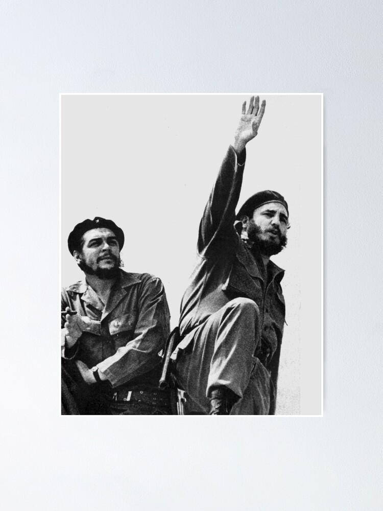 CHE GUEVARA AND FIDEL CASTRO ART PHOTO POSTER GIFT