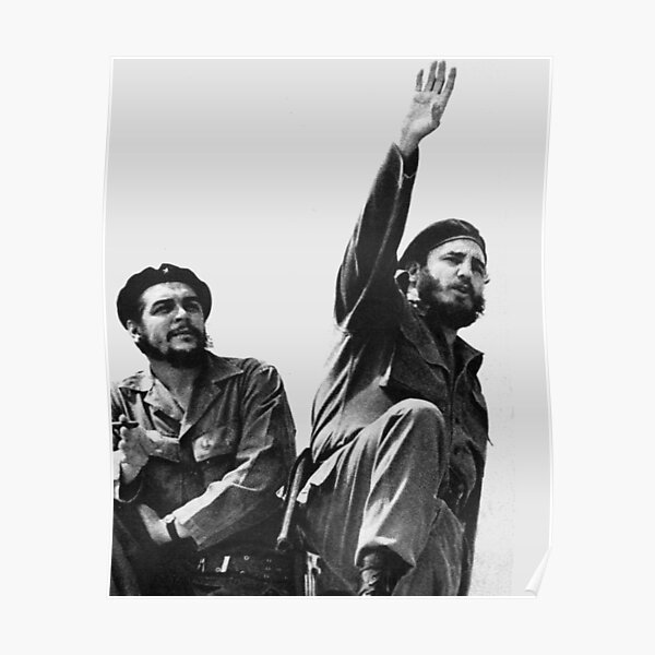 Libertad Cuba-Che Guevara & Fidel Castro Poster