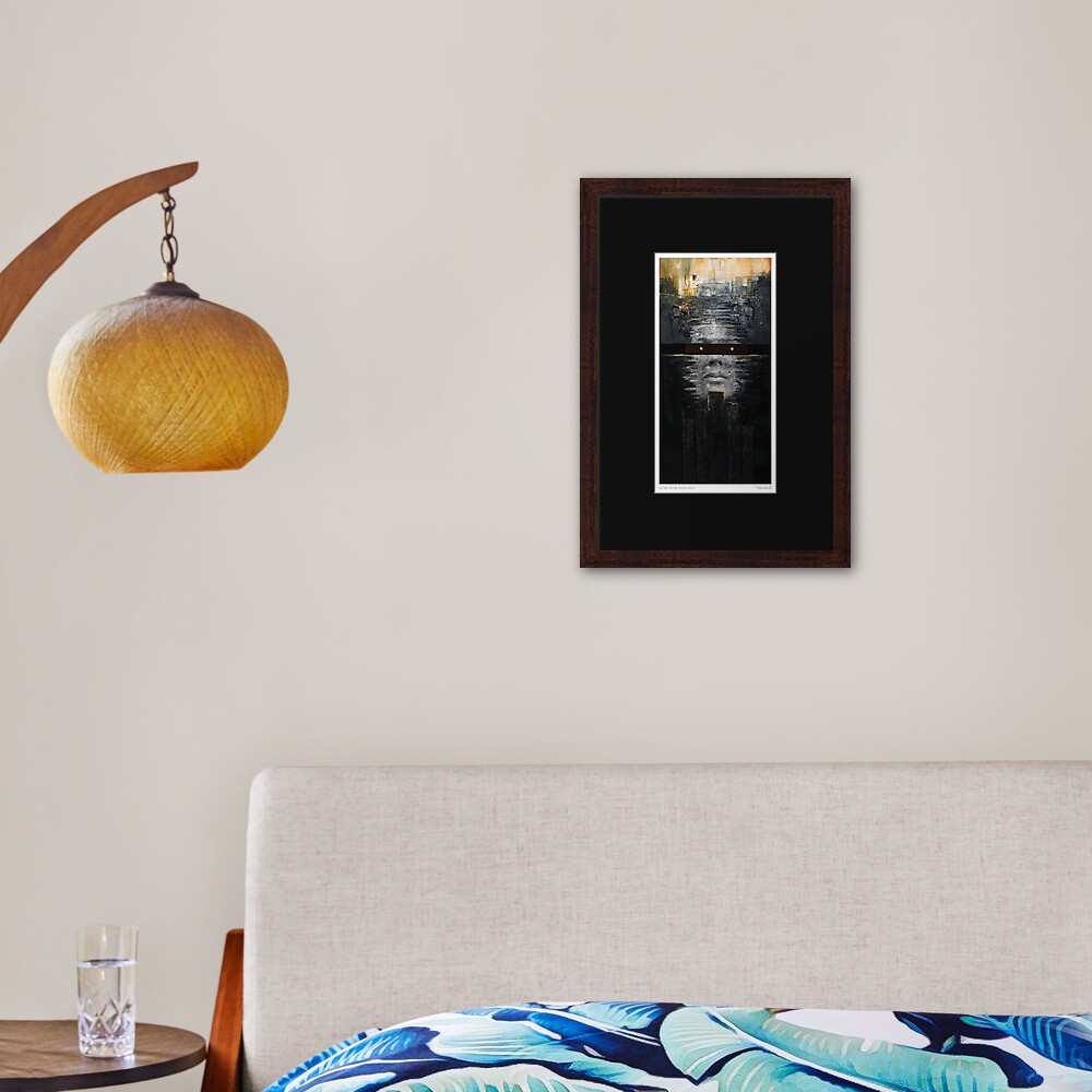 Item preview, Framed Art Print designed and sold by idorucreactive.