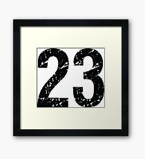 23 Framed Print
