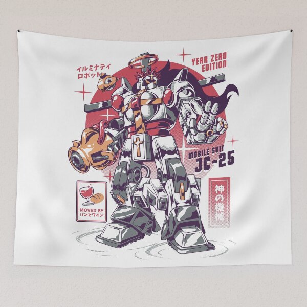 Item preview, Mecha JC designed and sold by Ilustrata®.