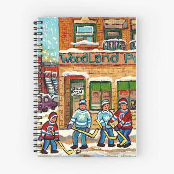 Item preview, VERDUN CORNER STORE RESTAURANT PAINTING WELLINGTON STREET SCENES MONTREAL PIZZA HOCKEY ART C SPANDAU designed and sold by Carole  Spandau.