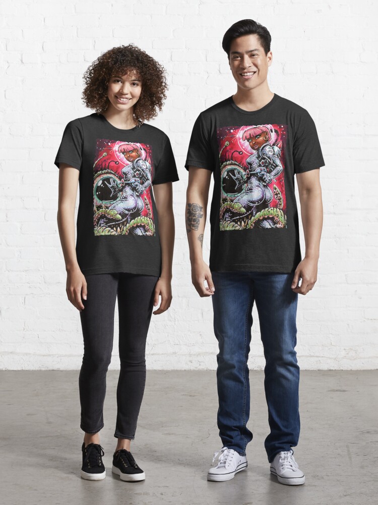 Thumbnail 1 of 7, Essential T-Shirt, SPACE BABE 1 designed and sold by George Webber.