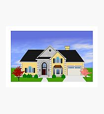 Home rendering Photographic Print