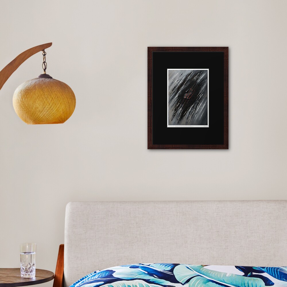 Item preview, Framed Art Print designed and sold by idorucreactive.