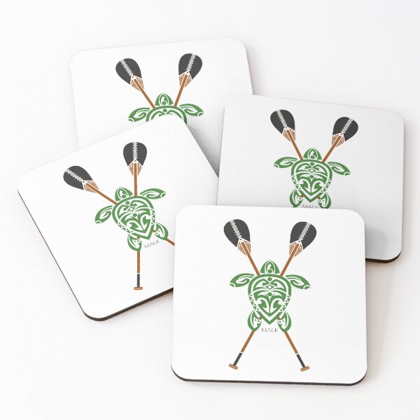 Item preview, Green Tribal Turtle 2 Stand-Up / Maui designed and sold by srwdesign.