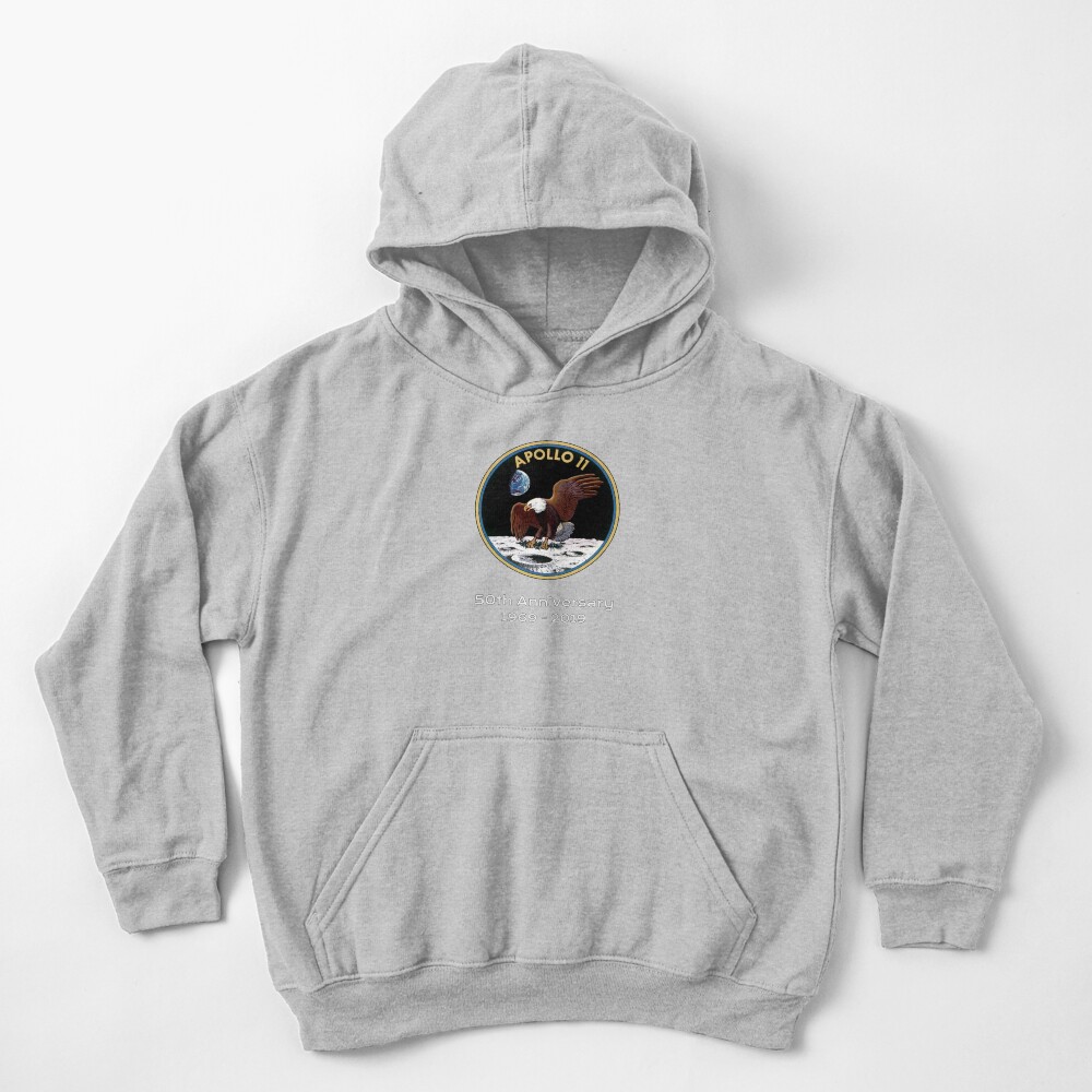Apollo 11 NASA 50th Anniversary Moon Landing Kids Pullover Hoodie