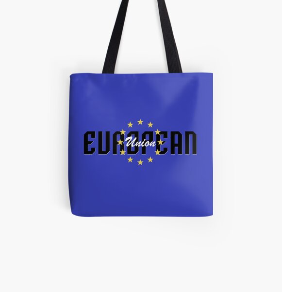 European Union Flag All Over Print Tote Bag