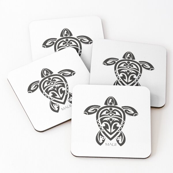 Item preview, Black Tribal Turtle Tattoo / Maui designed and sold by srwdesign.