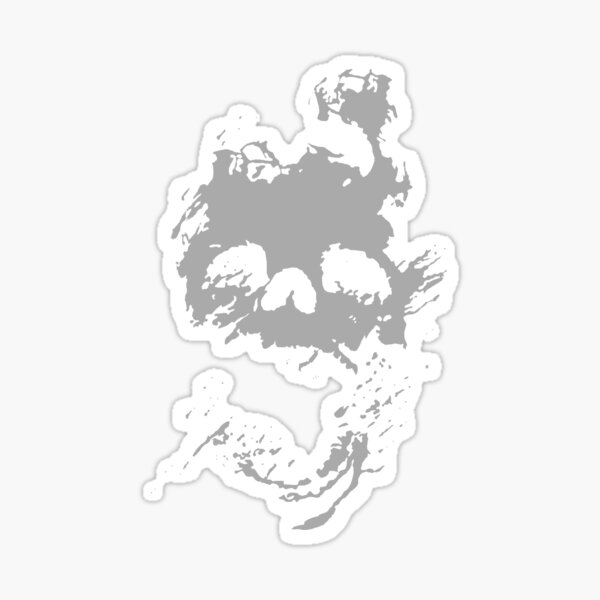 Fading Light Death Skull Sticker