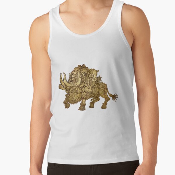 golden mechanical bull Tank Top