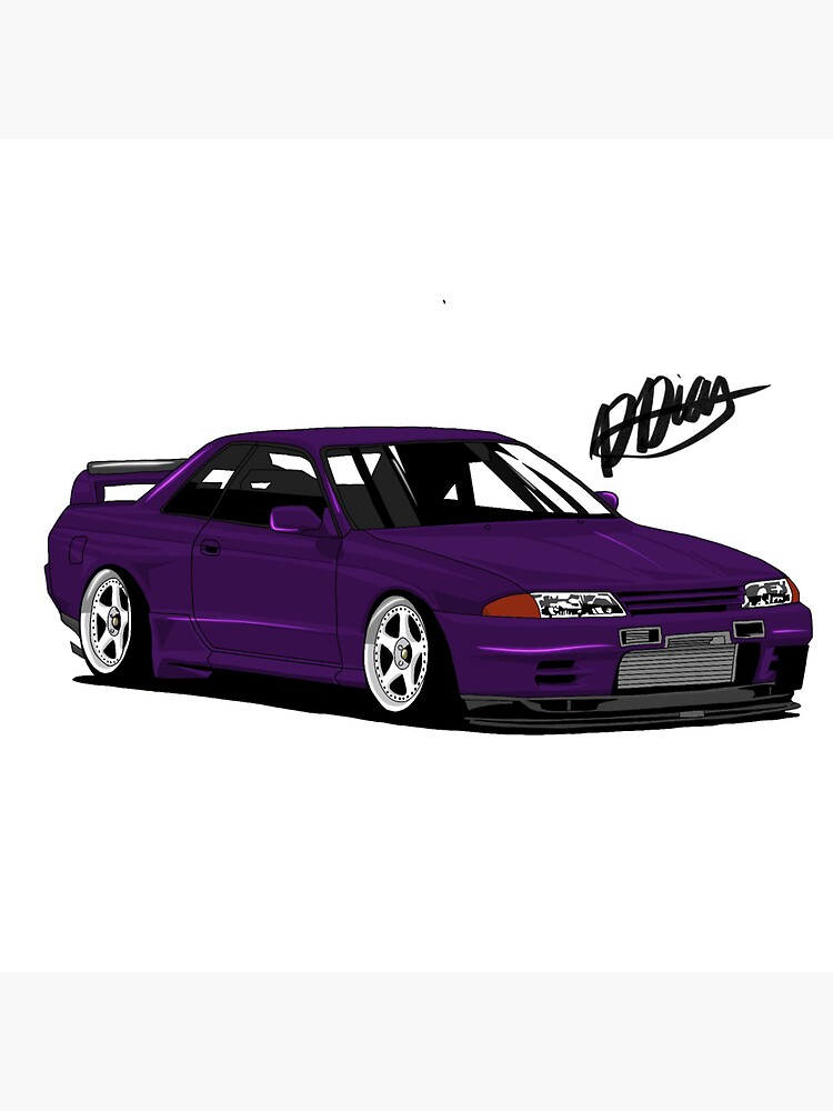 Nissan Skyline Gtr R32 Sticker For Sale By Nerdydezzy Redbubble