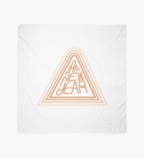 Happy New Year Mountains Scarf