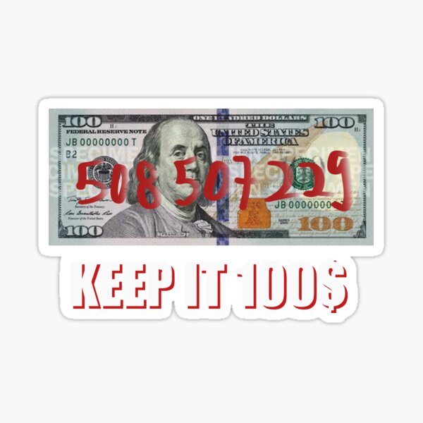 "Joyner Lucas Keep it 100" Sticker for Sale by KingRagnar Redbubble