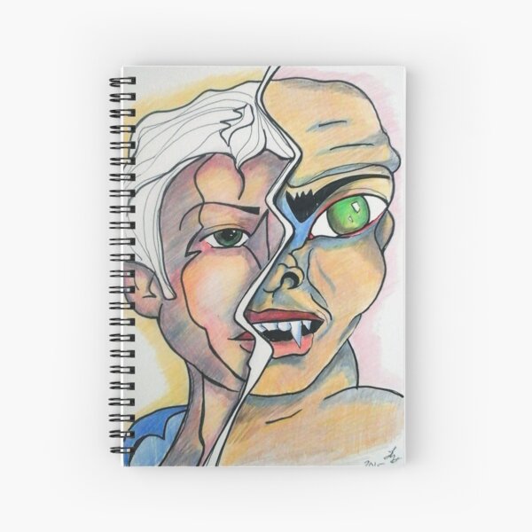 The Monster inside Spiral Notebook