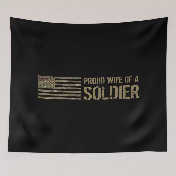 Item preview, Proud Wife of a Soldier designed and sold by Jared Davies.