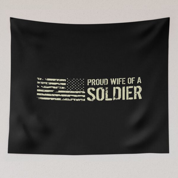 Item preview, Proud Wife of a Soldier designed and sold by Jared Davies.