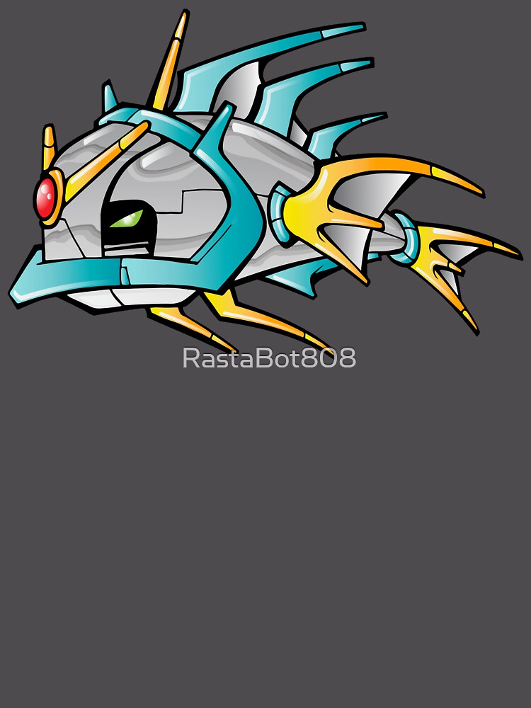 Thumbnail 6 of 6, Premium Oversized Sweatshirt, Mecha Fish designed and sold by RastaBot808.