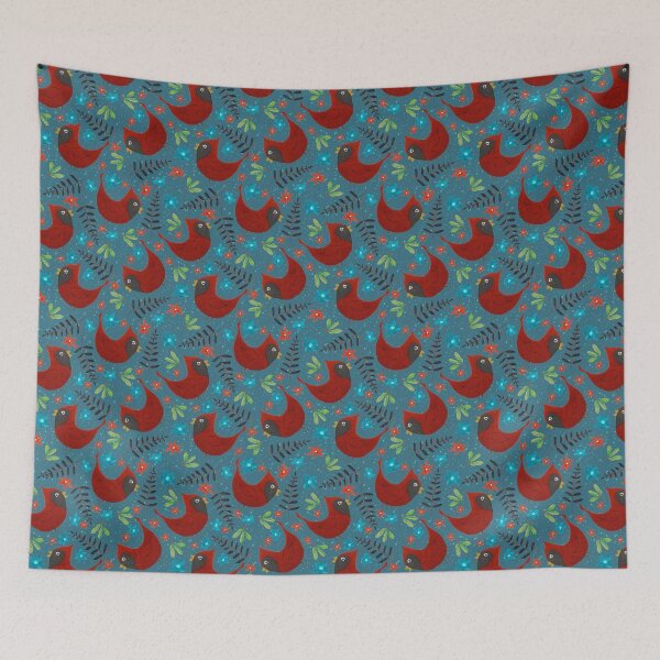 Item preview, Chirpy Watercolor Holiday Cardinal designed and sold by Palifino.