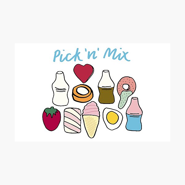 "Pick 'n' Mix" Photographic Print for Sale by illustrationlis Redbubble