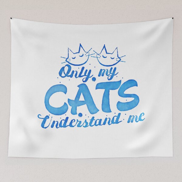 Item preview, Only my cats understand me  designed and sold by jazzydevil.