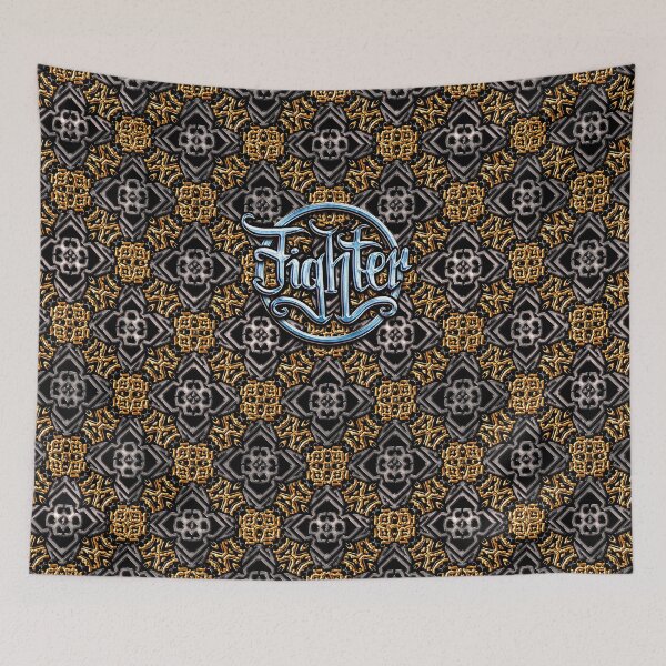 Item preview, Fighter / gold and silver pattern designed and sold by MMJDSGN.