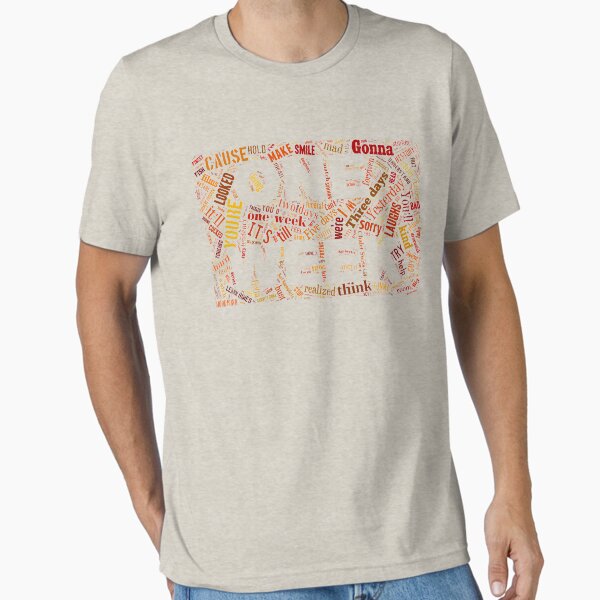 Item preview, Barenaked Ladies - One Week - Word Cloud designed and sold by lyricalshirts.