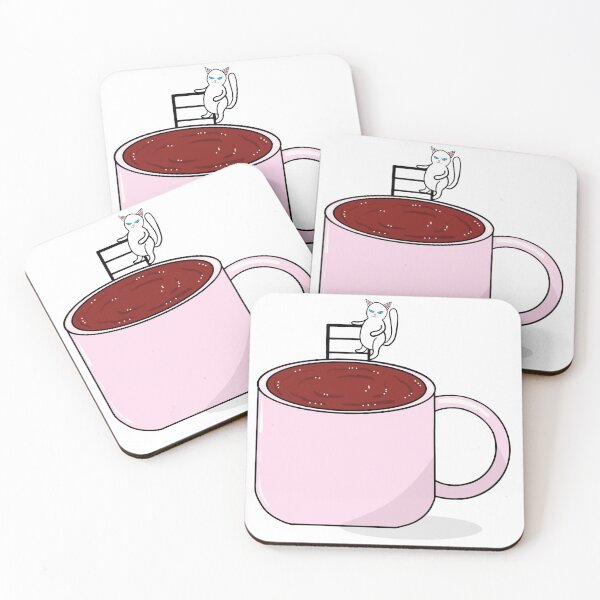 Item preview, tea and cat designed and sold by colorsofcherry.