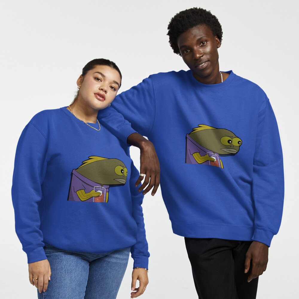 Vista previa del artículo con la obra «Sudadera sin capucha», diseñado y vendido por CleverJane.