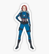 Captain Widow Sticker