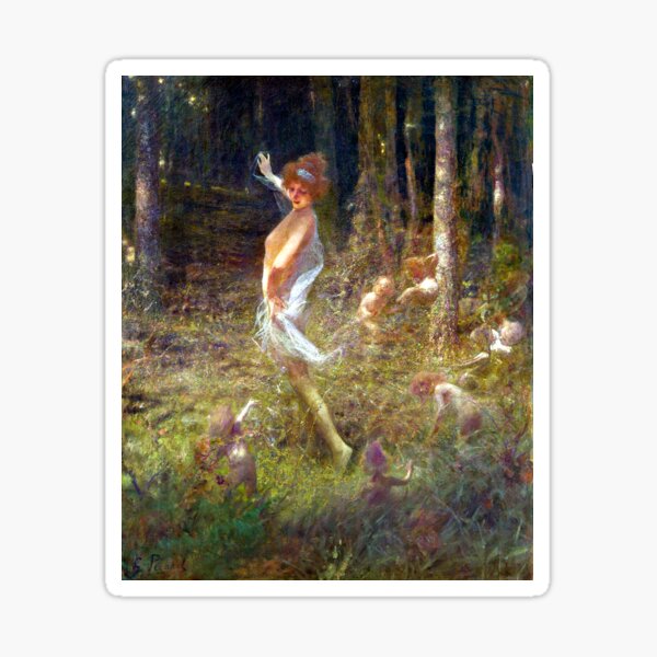 Item preview, Dancing Fairies - Georges Picard  designed and sold by forgottenbeauty.