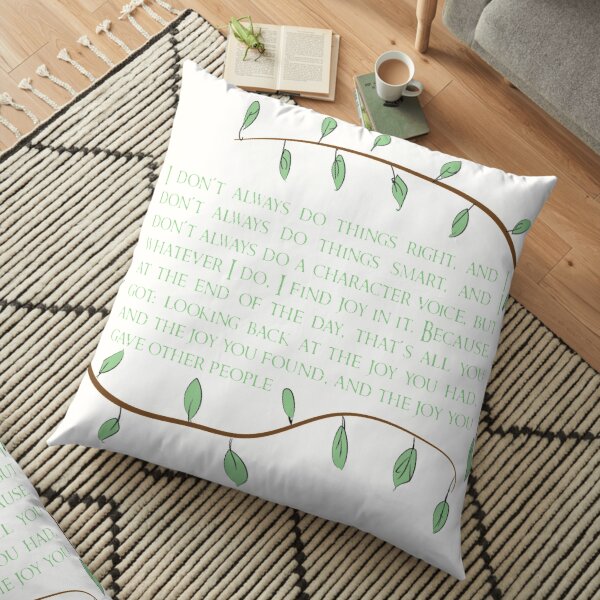 Find Joy- Merle Floor Pillow