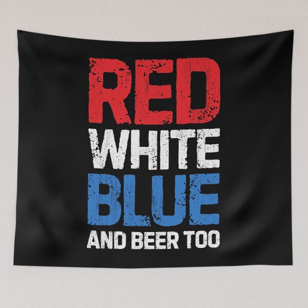 Item preview, Red White Blue and Beer Too T shirt 4th of July Men Women designed and sold by LiqueGifts.