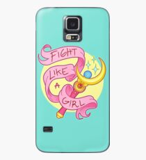 Kämpfen wie ein Mädchen Hülle & Klebefolie für Samsung Galaxy