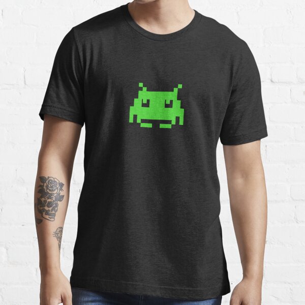 Space Invaders Green Alien T-Shirt Essential T-Shirt