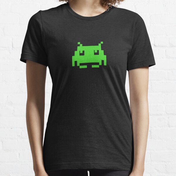 Space Invaders Green Alien T-Shirt Essential T-Shirt