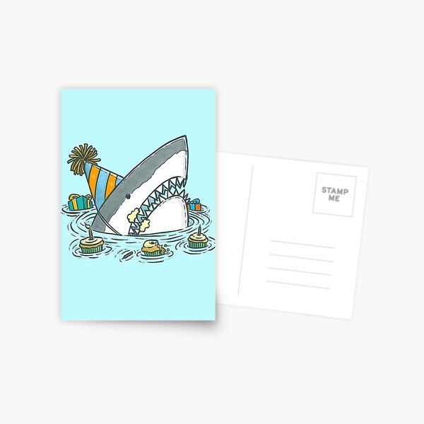 Birthday Shark II Postcard