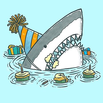 Artwork thumbnail, Birthday Shark II by nickv47