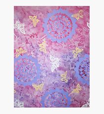 Butterflies and Mandalas Photographic Print