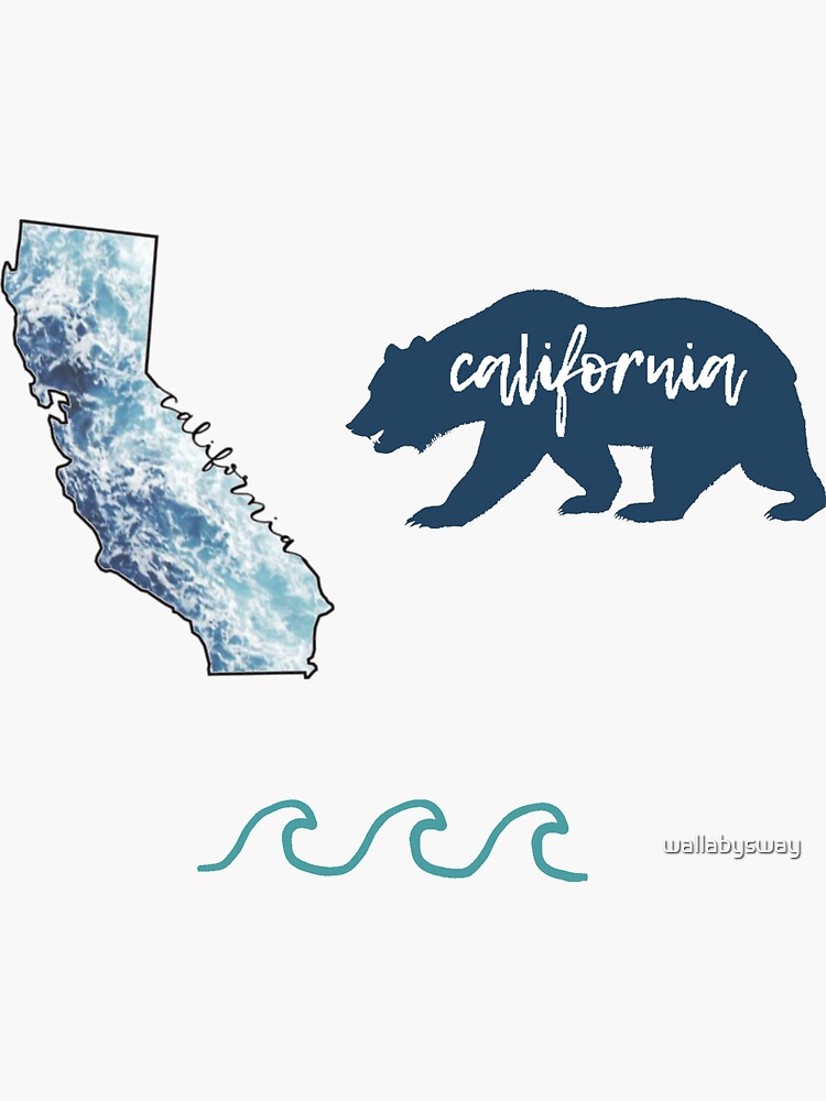 California Sticker Pack by wallabysway