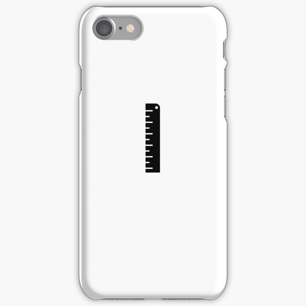 "Ruler Basic Ruler Tshirt" iPhone Case & Cover by we1000 Redbubble