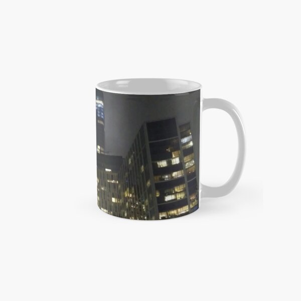 #NYC #NewYork #Manhattan #WorldTradeCenter #city #architecture #skyscraper #tower #cityscape #street #sky #modern #office #dusk #business #reflection #colorimage #builtstructure #light #urbanskyline Classic Mug